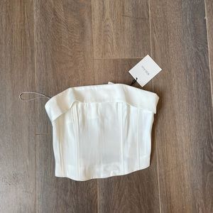 With Jean white corset small